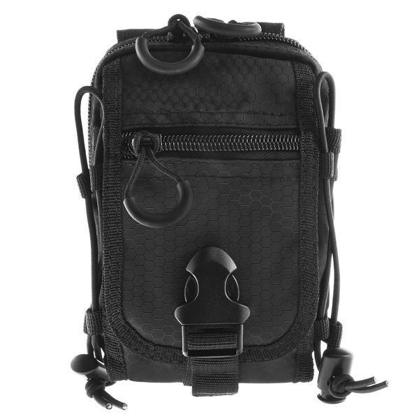 Сумка поясная Mil-Tec Hextac Black 13485002 M640 фото