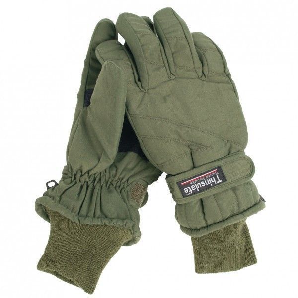 Рукавички Рукавиці outdoor зимові Mil-Tec Thinsulate Snow Olive 12530001 P1236714 фото
