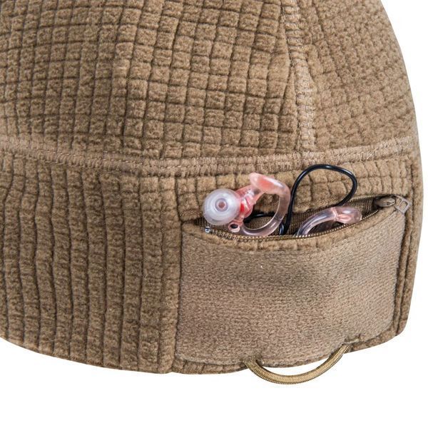 Шапка флісова Helikon-Tex Range Beanie Grid Fleece Coyote CZ-RBN-FG-04 M1255551832 фото