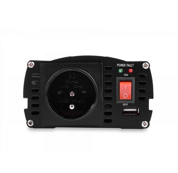Перетворювач напруги інвертор Volt Polska IPS 500 PLUS 12/230 V (350/500W) 3IPS50012P W2123 фото