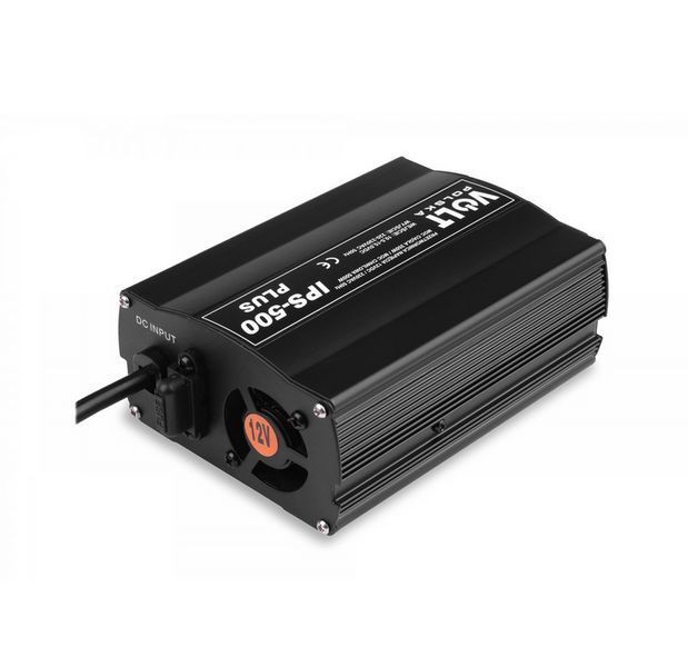 Перетворювач напруги інвертор Volt Polska IPS 500 PLUS 12/230 V (350/500W) 3IPS50012P W2123 фото