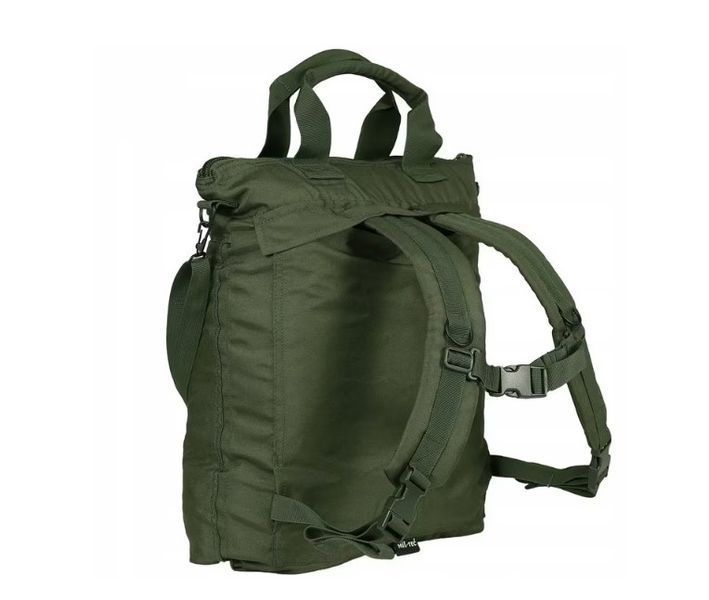 СумкаРюкзак для шолома та спорядження Mil-Tec Helmet Bag 2 в 1 оливкова 13824001 P1662 фото