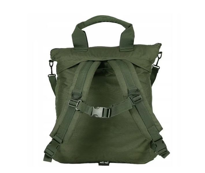 СумкаРюкзак для шолома та спорядження Mil-Tec Helmet Bag 2 в 1 оливкова 13824001 P1662 фото