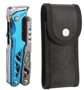 Мультитул кишеньковий JB Tacticals 17в1 блакитний A9794 фото