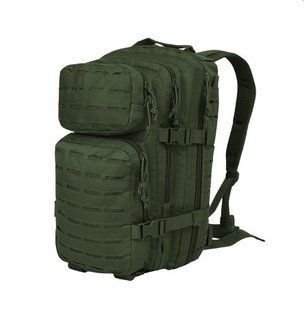 Великий Рюкзак Mil-Tec Assault LaserCut Olive 20L 14002601 M125555700 фото