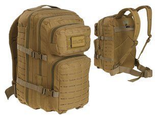 Великий Рюкзак Mil-Tec ASSAULT LASER CUT 14002605 20 L Coyote 14002605 M125555821 фото
