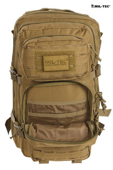 Большой Рюкзак Mil-Tec ASSAULT LASER CUT 14002605 20 L Coyote 14002605 M125555821 фото