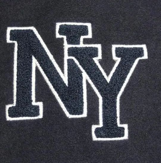 Куртка бомбер Mil-Tec NY Baseball Black/White 10370002- A7965 фото