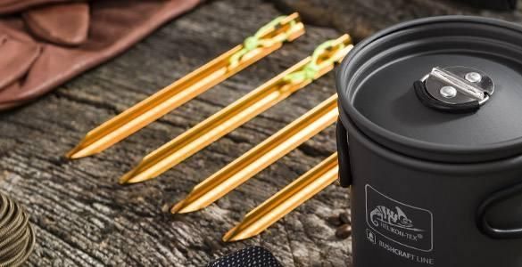 Кілочки для брезенту Helikon-Tex Tarp Stakes Orange 4 шт. PO-TST-AL-24 M125555993 фото