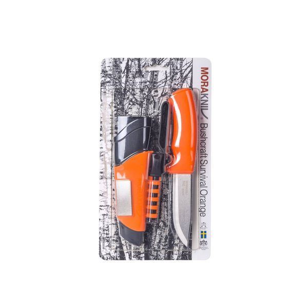 Ніж із неіржавкої сталі MORAKNIV BUSHCRAFT SURVIVAL ORANGE NZ-BOS-SS-24 M1255551041 фото