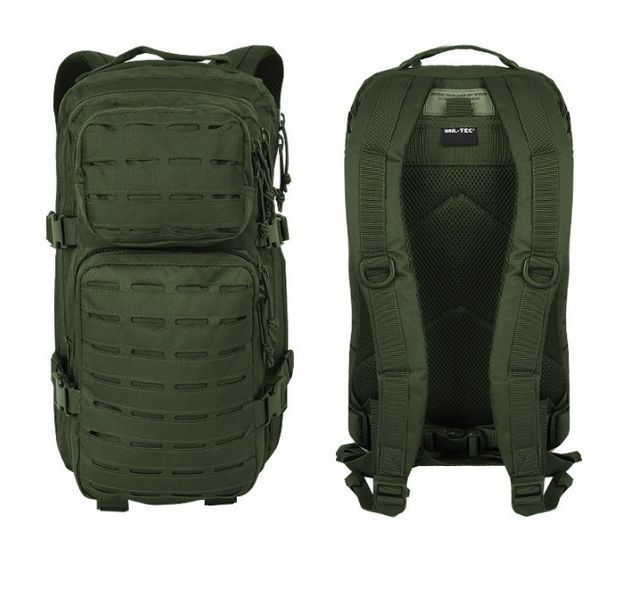 Большой Рюкзак Mil-Tec Assault LaserCut Olive 20L 14002601 M125555700 фото