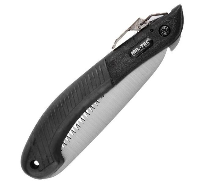 Складная пила из углеродистой стали Mil-Tec Black 15503002- P123333 фото