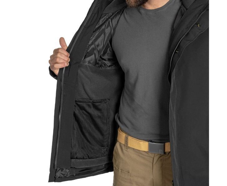 Куртка водонепроницаемая со съемной флисовой подкладкой Mil-Tec ECWCS Wet Weather Gen.II Black 10616002 P1236812 фото