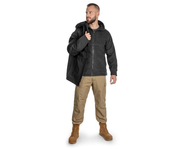 Куртка водонепроницаемая со съемной флисовой подкладкой Mil-Tec ECWCS Wet Weather Gen.II Black 10616002 P1236812 фото