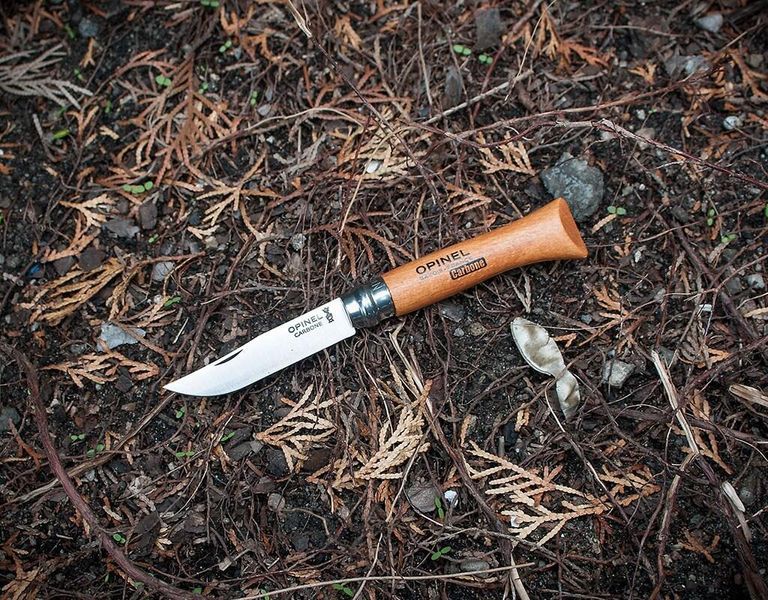Складной нож Opinel No. 6 Carbon 000415 A9086 фото