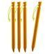 Кілочки для брезенту Helikon-Tex Tarp Stakes Orange 4 шт. PO-TST-AL-24 M125555993 фото 1