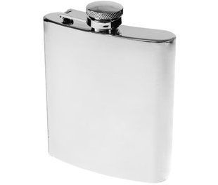 Фляга з неіржавкої сталі Mil-Tec Silver 220 мл 14520018-008 P123557 фото