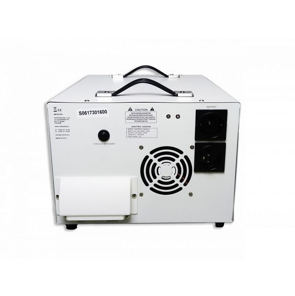 Стабілізатор напруги Volt Polska AVR PRO 10000VA 3% SERVO 5AVRZP9100 W2071 фото