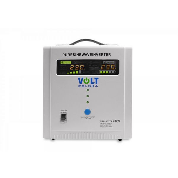 Джерело безперебійного живлення Volt Polska SINUS PRO 2200 E 12/230 V (1600/2200W) 3SP092212E W2249 фото