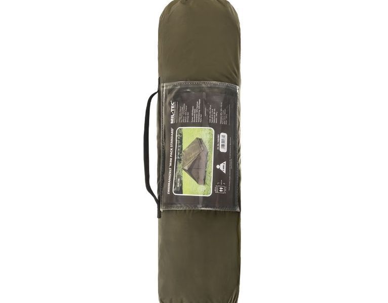 Палатка двухместная Mil-Tec Mini Pack Standard olive 14205001 T00237 фото