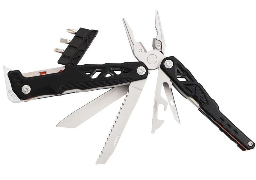 Мультитул кишеньковий JB Tacticals 17в1 Black JB-MLT-0009-BLK A9795 фото