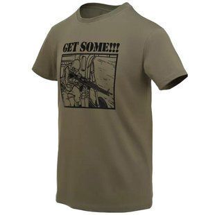 Футболка тактическая Helikon-Tex Get some! - Olive Green TS-GTS-CO-02 A9663 фото