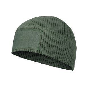 Шапка флисовая тактическая Helikon-Tex RANGE BEANIE GRID FLEECE OLIVE GREEN CZ-RBN-FG-02 M1255551834 фото