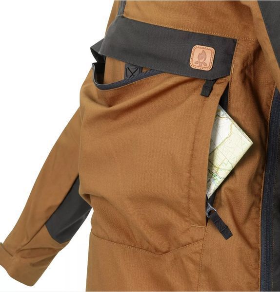 Куртка анорак Helikon-Tex Woodsman Anorak Earth Brown/Black KU-WDN-DC-0A01B P1237100 фото