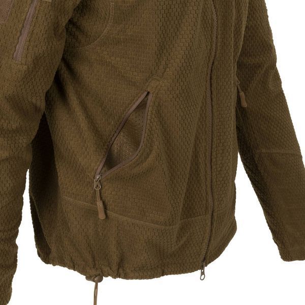 Толстовка флісова Helikon-Tex ALPHA TACTICAL GRID FLEECE Coyote BL-ALT-FG-11 M125555995 фото