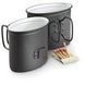 Кружка алюминиевыя MIL-TEC 300 мл German WWII Aluminium Canteen Cup 18231400 P1685 фото 1