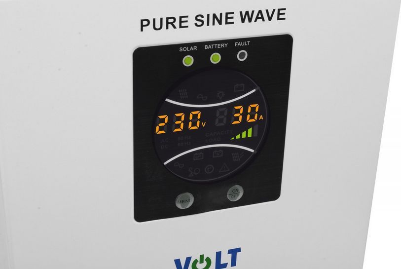 Інвертор сонячний Volt Polska SINUS PRO 1000 S 12/230 V (700/1000W) + 40 A MPPT W2072 фото