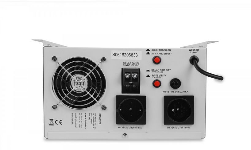 Інвертор сонячний Volt Polska SINUS PRO 1000 S 12/230 V (700/1000W) + 40 A MPPT W2072 фото
