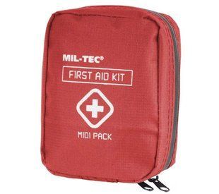 Аптечка первой помощи Mil-Tec First Aid Pack Midi red 16025910 T00214 фото