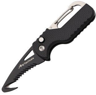 Мінінож-карабін Multi-tool JB Tacticals JB-08 чорний A9797 фото