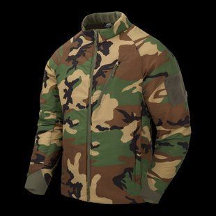 Куртка+Компресійний мішок Helikon-Tex WOLFHOUND Climashield Apex US Woodland KU-WLF-NL-03 M1255551602 фото