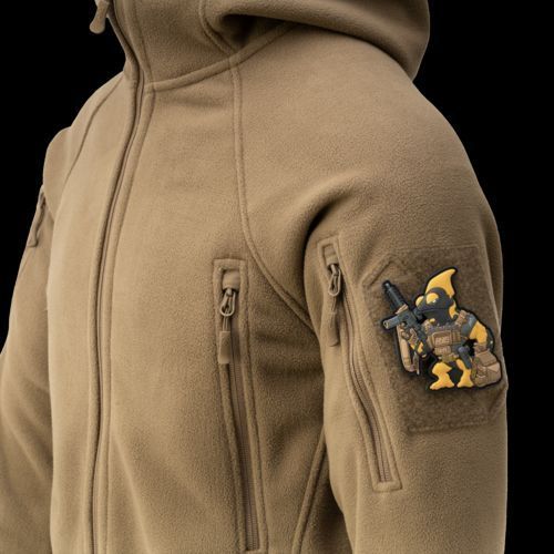 Толстовка подвійний фліс Helikon-Tex Patriot Mk 2 Hybrid Fleece Shadow Grey / Black BL-PJ2-FH-3501A P1237429 фото