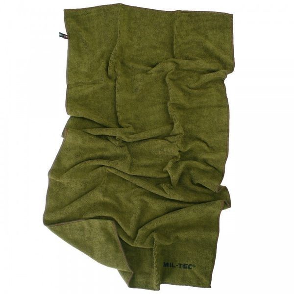 Полотенце быстросохнущее из микрофибры Mil-Tec 100 см X 50 см 16011101 M1255551920 фото