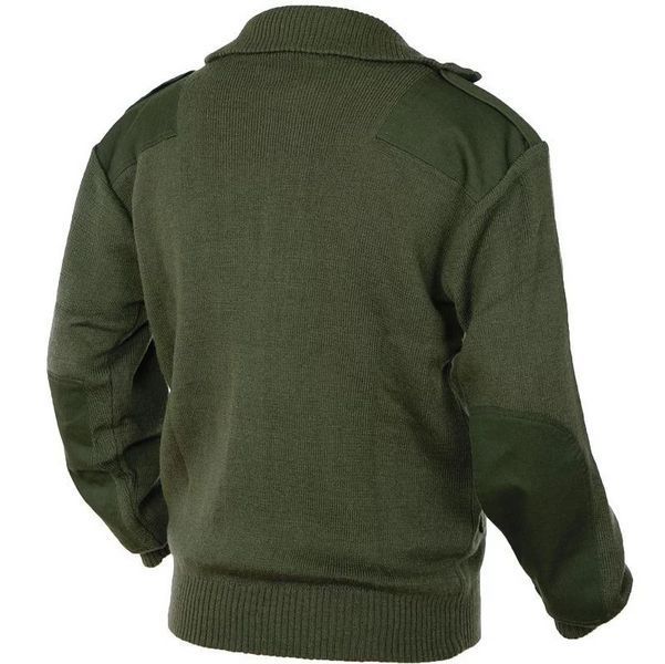 Свитер с молнией Mil-Tec STRICKJACKE 80/WO 20/PAN OLIV 10820001 A84303 фото