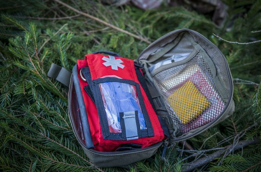 Вкладка медична Helikon-Tex MODULAR INDIVIDUAL MED KIT Pouch &mdash; Cordura &mdash; Black MO-M02-CD-01 A8315 фото