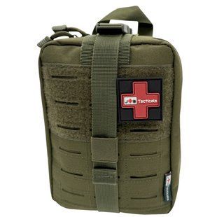 Аптечка першої допомоги JB Tacticals IFAK із системою лазерного різання MOLLE зелена JB-BAG-0004-GRN A9134 фото
