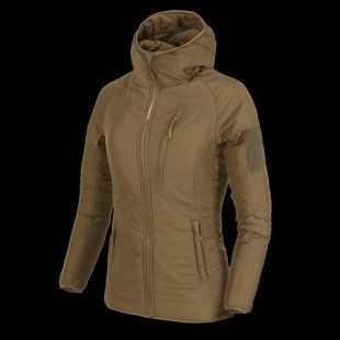 Куртка женская+Компрессионный мешок Helikon-Tex WOLFHOUND Hoodie Apex Coyote KU-WWH-NL-11 M1255552130 фото