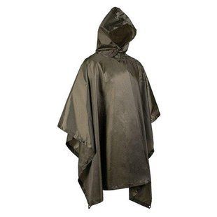 Пончо, Палатка, Плащ Ripstop + Чехол Mil-Tec Wet Weather Basic Olive OD 10628001 M11255551347 фото