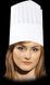 Шапка кухаря (ковпак кухарський) REIS CZCOOK-KITCHEN білий (10 шт.) M11708 фото 1
