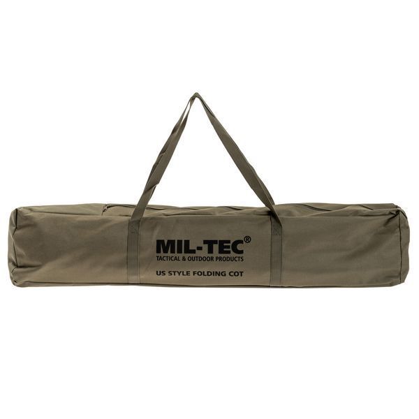 Складная походная кровать Mil-tec оливковая Раскладушка 14402001 M1255557387 фото