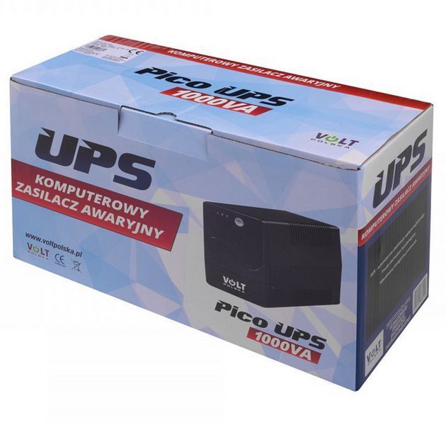 Блок безперебійного живлення Volt Polska PICOUPS 1000VA 9 Ah (600/1000W) 5UP010009P W2018 фото