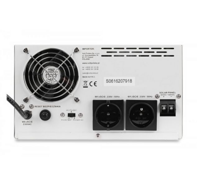 Інвертор сонячний Volt Polska SINUS PRO 2000 S 24/230 V (1400/2000W) + 40A MPPT (100V) W2090 фото