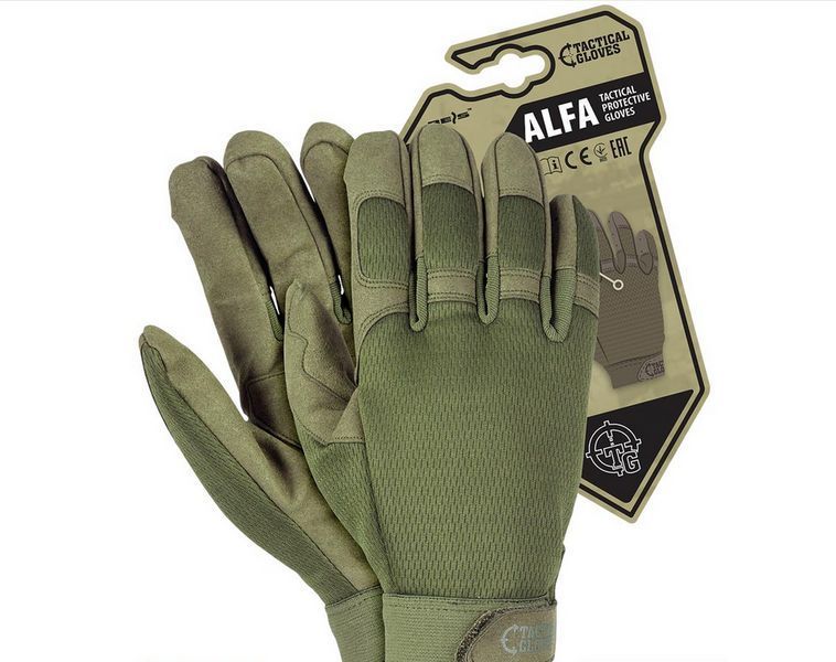 Перчатки тактические полнопалые REIS TACTICAL GLOVES RTC-ALFA Olive M125451 фото