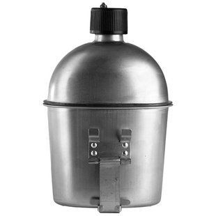 Фляга Mil-Tec US FELDFLASCHE M.BECHER M-1910 ST/STEEL 18625500 A9425 фото