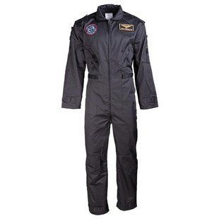Комбінезон для льотчиків дитячий Mil-tec US FLIEGERKOMBI KIDS M.ABZEICHEN Black 12033002- A9035 фото