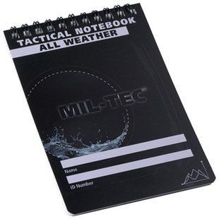Блокнот водонепроникний Mil-Tec Tactical 100 x 150 mm 15981202 A9545 фото